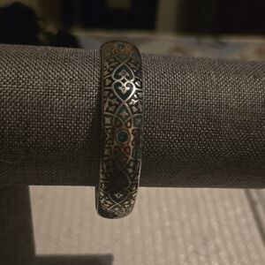 Lilly Pulitzer Silver Bracelet with Blue Accents